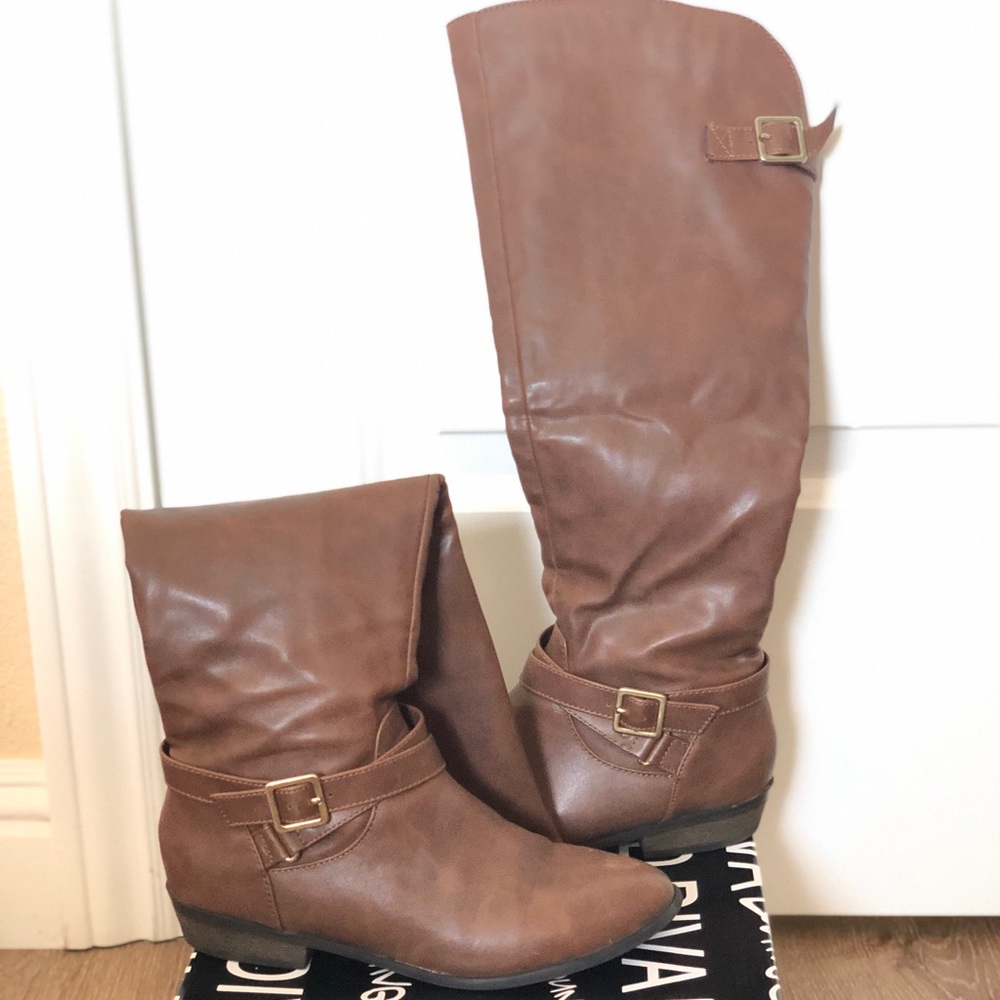 brown boots